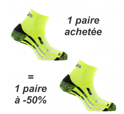 Lot de 2 paires de socquettes Pody Air Run MADE IN FRANCE