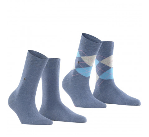 Lot de 2 paires de chaussettes EVERDAY femme