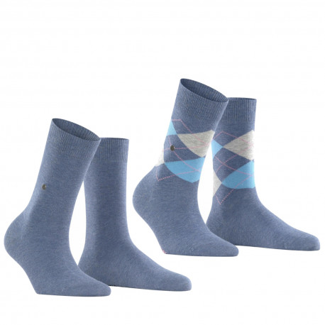 Lot de 2 paires de chaussettes EVERDAY femme