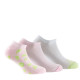 Lot de 3 paires d'invisibles en coton motifs citrons