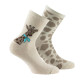 Lot de 2 paires de mi-chaussettes en coton motif Girafe