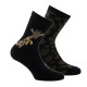 Lot de 2 paires de mi-chaussettes en coton motif Girafe