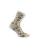 Lot de 2 paires de mi-chaussettes en coton motif Girafe