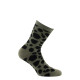 Lot de 2 paires de mi-chaussettes en coton motif Girafe