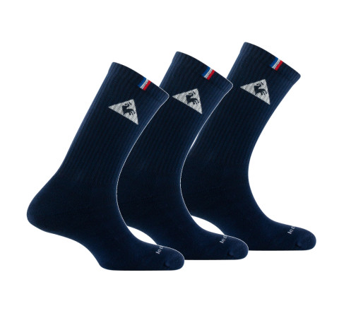 Lot de 3 paires de mi-chaussettes en coton Le Coq Sportif