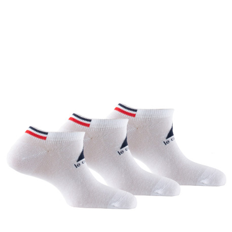 Pack de 3 paires d'invisibles en coton jersey coq sportif