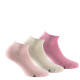 Pack de 3 paires d'invisibles femme en coton