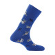 Mi-chaussettes en coton all over bulldogs MADE IN FRANCE