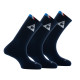 Lot de 3 paires de mi-chaussettes en coton