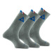 Lot de 3 paires de mi-chaussettes en coton