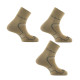 Lot de 3 paires de socquettes Double Thyo