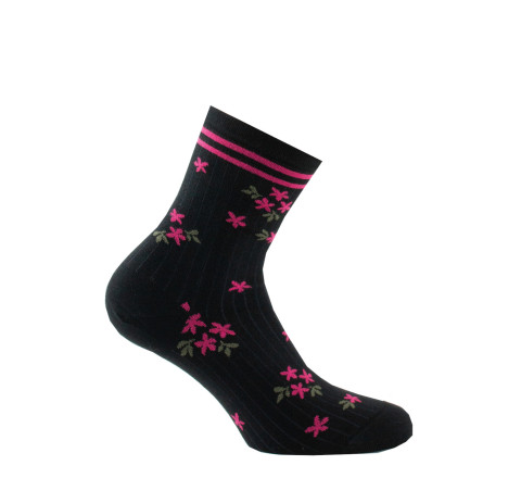 Mi-chaussettes en coton Liberty MADE IN FRANCE