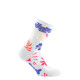 Lot de 3 paires de mi-chaussettes motif floral