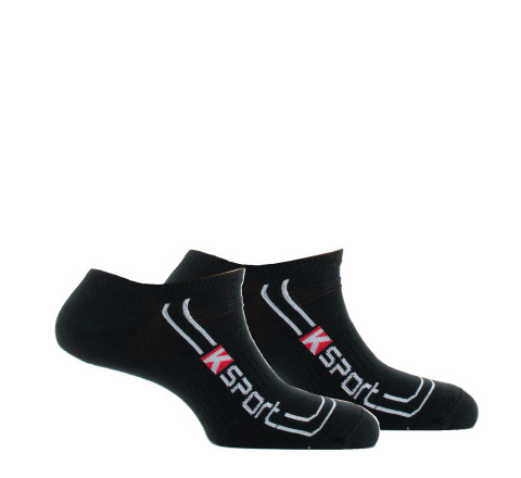 Lot de 2 paires de chaussettes courtes sport homme en coton