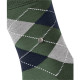 Chaussettes Manchester en coton fil d'écosse bio Vert