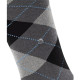 Chaussettes hautes Edinburgh en laine Asphalt