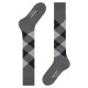 Chaussettes hautes Edinburgh en laine Asphalt