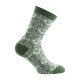 Mi-chaussettes en laine motifs all over jacquard