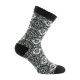 Mi-chaussettes en laine motifs all over jacquard