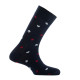 Lot de 2 paires de mi-chaussettes en coton All over as