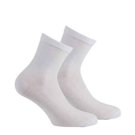 Lot de 2 paires de socquettes en pur coton