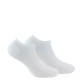 Lot de 2 paires d'invisible en pur coton