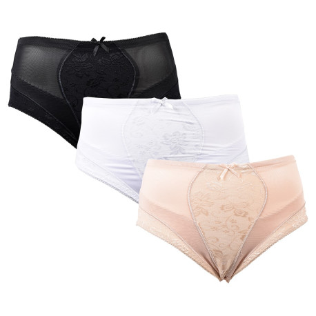 Lot de 3 culottes gainantes avec dentelle