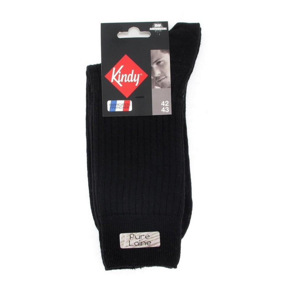 Kindy homme : Chaussette Pure Laine | Chaussettes.com