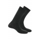 Pack 2 mi-chaussettes jersey unies anti-odeur