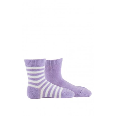 Kindy Bebe Pack De 2 Paires De Chaussettes Bebe Pur Coton