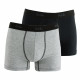 Lot de 2 boxers unis en coton